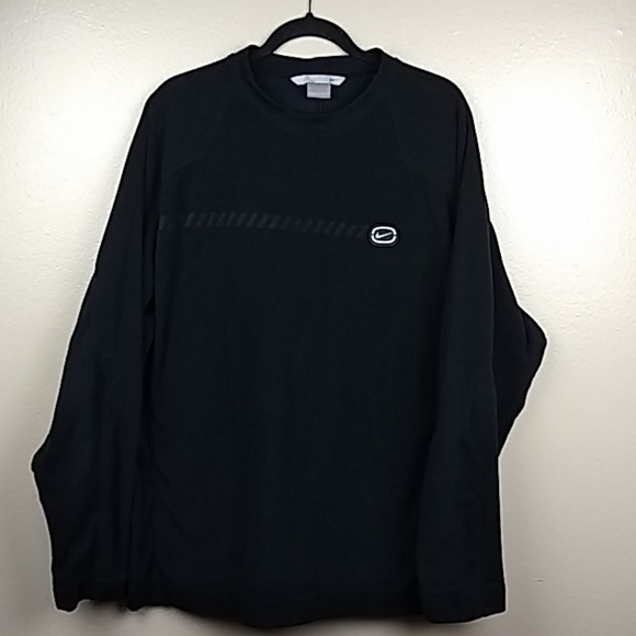 Nike Shirts Nike Mens Black Fleece Pullover Side L Poshmark